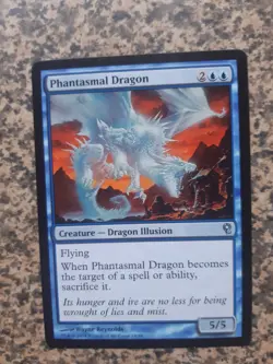 MTG - 1 x Phantasmal Dragon- Duel Decks: Jace vs Vraska - Image 1