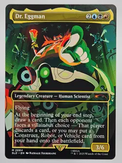 Magic The Gathering - 2084 Dr. Eggman - Mythic Regular - Sonic Secret Lair - Image 1