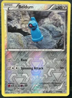Pokemon TCG | Beldum 47/98 | XY Ancient Origins | Reverse Holo | NM - Image 1