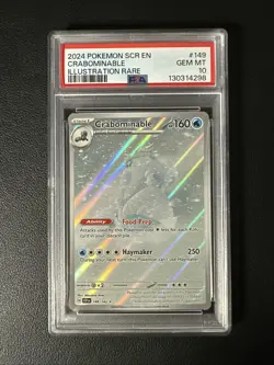 Crabominable 149/142 Stellar Crown Pokemon TCG English PSA 10 - Image 1