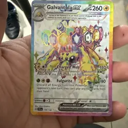 Pokemon TCG Galvantula ex 159/142 Stellar Crown Full Art Rainbow Ultra Rare Holo - Image 2