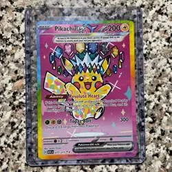 Pokemon Pikachu EX SIR 277/217 Ascended Heroes English - Pack Fresh - NM - Image 1