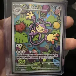 Ambipom 107 Phantasmal Flames Pokemon Trading Card - NM - Image 3