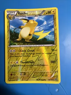Raichu | 43/146 Reverse Holo XY Base Set Pokemon Card TCG 2014 NM Excellent cond - Image 1
