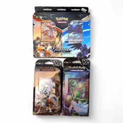 Lot of 3 POKEMON V BATTLE DECKS: LYCANROC VS. CORVIKNIGHT, LUCANROC & Gardevoir - Image 1