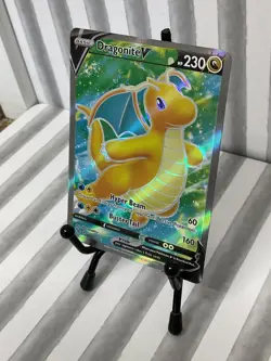Dragonite V (Full Art) 076/078 Pokemon GO Holo - Image 2