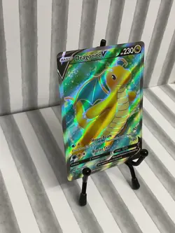 Dragonite V (Full Art) 076/078 Pokemon GO Holo - Image 3