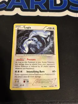 Pokemon TCG Lugia Fates Collide 78/124 Exclusive Cracked Ice Holo Pokemon TCG - Image 1
