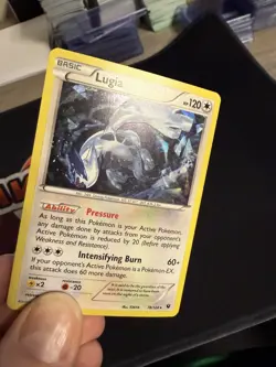 Pokemon TCG Lugia Fates Collide 78/124 Exclusive Cracked Ice Holo Pokemon TCG - Image 2