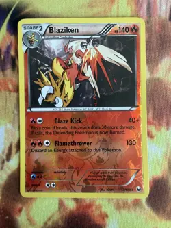 Blaziken 17/108 Dark Explorers Reverse Holo Pokemon Card - Image 1