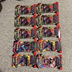 **NEW** Pokemon TCG Pokemon Phantasmal Flames 10x Booster Packs - Image 1