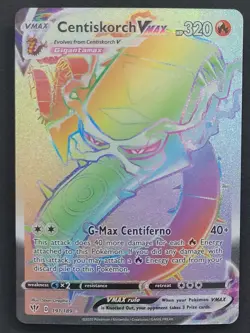 Centriskorch VMAX 191/189 Secret Rare Darkness Ablaze Pokemon TCG - Image 1