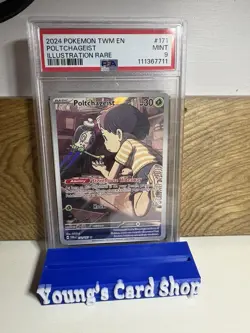 2024 Pokemon S & V Twilight Masquerade Poltchageist #171/167 PSA 9 Mint - Image 1