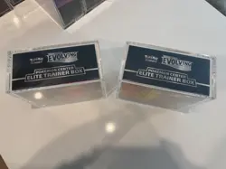 Pokemon Evolving Skies Pokemon Center Sealed Elite Trainer Box ETB Set 2 w/Cases - Image 2