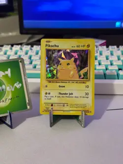Pokemon TCG Pikachu 35/108 Cracked Icee Holo XY Evolutions LP - Image 2