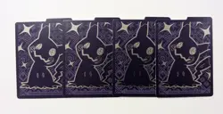 ETB Dividers Paldean Fates Mimikyu (Set Of 4) Pokemon TCG - Image 1