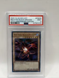 PSA 9 - Yu-Gi-Oh Card - LC01-EN006 - RED-EYES B. DRAGON (ultra rare holo) - MINT - Image 1