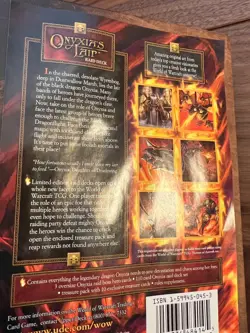 World of Warcraft TCG Onyxia Raid Deck WoW Upper Deck - Complete with Treasure - Image 5