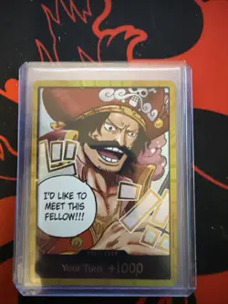 I'd Like To Meet This Fellow!!! Gol.D.Roger Gold Don!! Card OP13 English OP 13 - Image 1