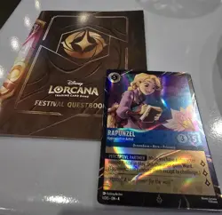 2026 Disneyworld Epcot Festival Of Arts Disney TCG LORCANA Repunzel Promo Card - Image 1
