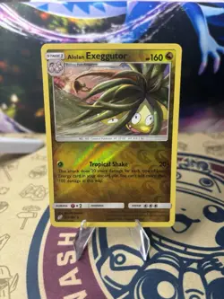 Pokemon Cards Alolan Exeggutor 114/181 Team Up Reverse Holo - Image 1