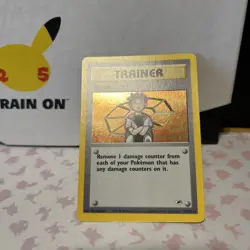 Pokemon TCG WOTC Holo Trainer Card #15/132 Brock Gym Heroes Unlimited Rare LP+ - Image 2