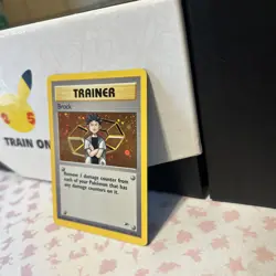 Pokemon TCG WOTC Holo Trainer Card #15/132 Brock Gym Heroes Unlimited Rare LP+ - Image 4