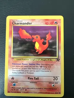 Pokemon TCG - Charmander -Team Rocket Series 50/82 Common Card - Image 1