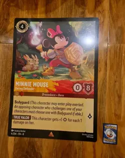 3 x Lorcana Oversized Jumbo Promo Cards Rare Mulan Minnie Jafar Reign of Jafar - Image 3