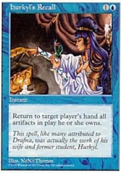 1x Hurkyl's Recall Moderate Play MTG Magic - Kid Icarus - - Image 1