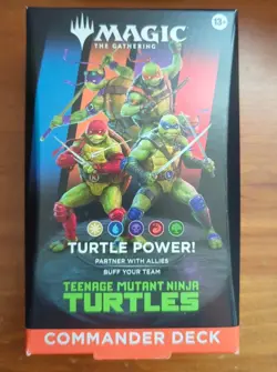 Magic the Gathering Teenage Mutant Ninja Turtles Turtle Power! Commander Deck - Image 1