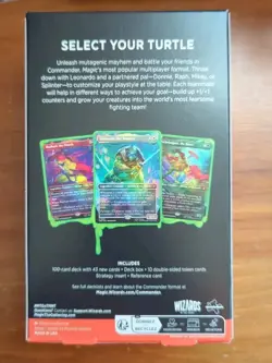 Magic the Gathering Teenage Mutant Ninja Turtles Turtle Power! Commander Deck - Image 2