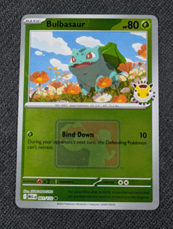 Bulbasaur 001/132 MEG 2026 Pokemon Day League Promo PLAY Stamp Pokemon Card - Image 1