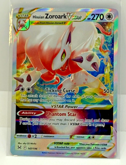 Pokemon Zoroark Vstar #147/196 2022 Sword & Shield Lost Origin - Image 1