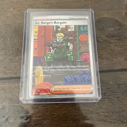 Lt. Surge's Bargain SIR Mega Evolution 185/132 Pokemon TCG - Image 1