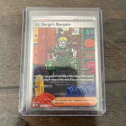 Lt. Surge's Bargain SIR Mega Evolution 185/132 Pokemon TCG - Image 2