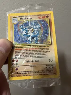 1st Edition Pokemon Machamp Non Shadowless Galaxy Holofoil Still Sealed 1st Ed - Image 1