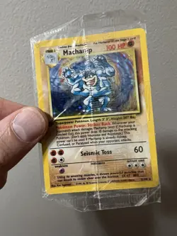 1st Edition Pokemon Machamp Non Shadowless Galaxy Holofoil Still Sealed 1st Ed - Image 3