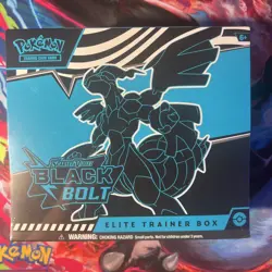 Pokemon Black Bolt Elite Trainer Box ETB - Factory Sealed NEW - Image 1