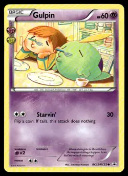 2016 Pokemon - Generations Radiant Collection - NM - Gulpin - Common #RC12/RC22 - Image 1