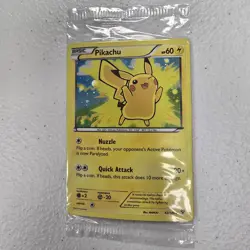 2014 Pikachu 42/146 Holo Factory Sealed Lego Movie Promo Cards - Image 1