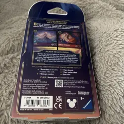 Disney Lorcana Trading Card Game - Starter Deck Set 5 Amethyst & Ruby Card Game - Image 2