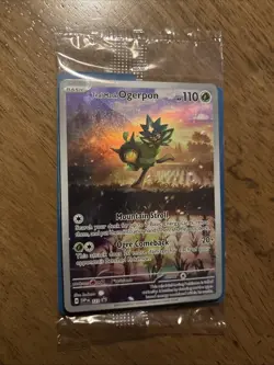 SEALED Teal Mask Ogerpon SVP123 Black Star Promo Card Pokemon TCG Mint - Image 1