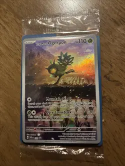 SEALED Teal Mask Ogerpon SVP123 Black Star Promo Card Pokemon TCG Mint - Image 2