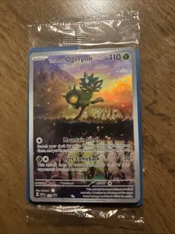 SEALED Teal Mask Ogerpon SVP123 Black Star Promo Card Pokemon TCG Mint - Image 3