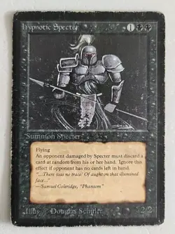 Hypnotic Specter Limited Edition - Beta Edition Regular HP Heavily Played MTG - Image 1