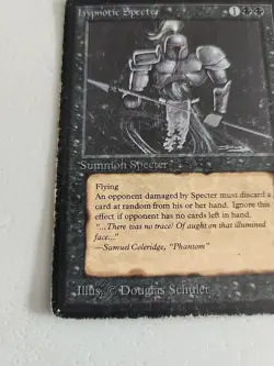 Hypnotic Specter Limited Edition - Beta Edition Regular HP Heavily Played MTG - Image 2