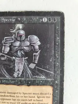 Hypnotic Specter Limited Edition - Beta Edition Regular HP Heavily Played MTG - Image 4