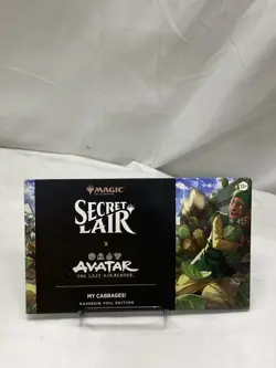 MTG Secret Lair x Avatar the Last Airbender: My Cabbages! Foil Sealed - Image 1