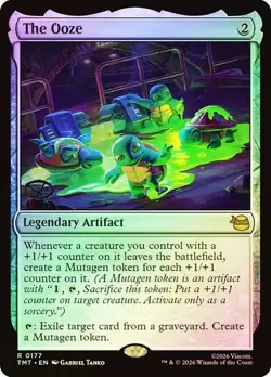 NM Foil The Ooze, MTG, TMNT, Magic the Gathering, 177 - Image 1